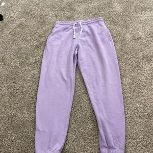 purple sweatpants